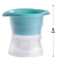 Forma Para Gelo 6x8cm Plástico Esfera Color - Tudo em Caixa