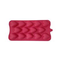 Forma para Gelo em Silicone Coração - 14 Cavidades - Tuut Forma para Gelo em Silicone Coração - 14 Cavidades - Tuut