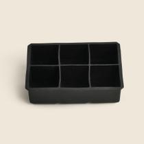 Forma para Gelo Snow Silicone Preto para 6 Cubos ACASA Forma para Gelo Snow Silicone Preto para 6 Cubos ACASA