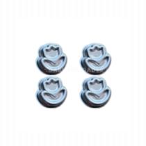 Forma Para Mini Bolo Tulipa 9x4 com 4 peças aluminio Caparroz