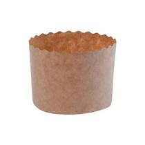 Forma para Mini Panetone Kraft 100 g com 12 un. Ecopack