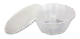 Forma Para Mini Pudim Descartável Com Tampa C/60 80 Ml Forma Para Mini Pudim Descartável Com Tampa C/60 80 Ml