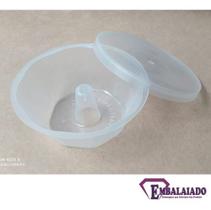 Forma Para Mini Pudim Forneável Com Tampa 80ml C/20un