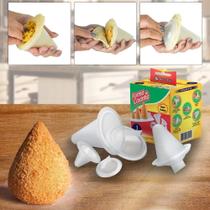 Forma para modelar Coxinha Prática com 3 tamanhos Keita