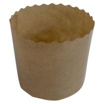 Forma para panetone 250gr cor kraft com 10 unidades