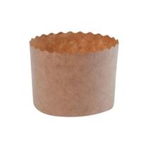 Forma para Panetone Kraft 500 g com 12 un. - Rizzo - Ecopack