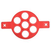 Forma Para Panquecas e Ovos Silicone Mimo Style Vermelho Forma Para Panquecas e Ovos Silicone Mimo Style Vermelho