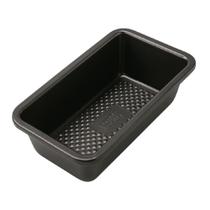 Forma para pão baker's secret 23cm retangular antiaderente em aço carbono preto bs10426