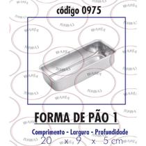 Forma para pão de forma n1 em alumínio