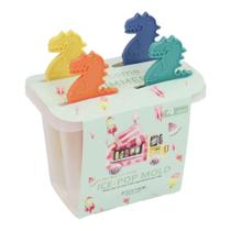 Forma para Picolé Criativa com Dinossauros - Diversão em Cada Mordida