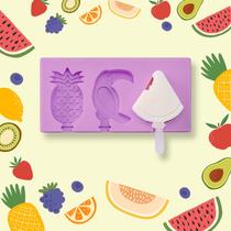 Forma para picolé - sorvete caseiro - forminha de silicone (modelo Roxo) - LionLemon Store