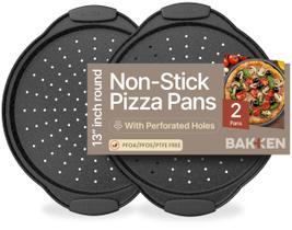 Forma para Pizza BAKKENMASTER 33 cm Antiaderente - Kit com 2 Forma para Pizza BAKKENMASTER 33 cm Antiaderente - Kit com 2
