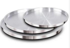 Forma Para Pizza - Kit com 3 Formas Assadeira de Pizza 27/32/37cm alumínio resistente - Lima Formas