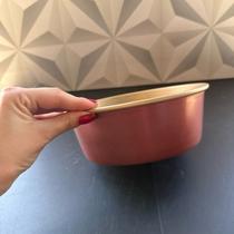 Forma para pudim bolo de alumínio com tubo antiaderente vermelha pequena ou grande de cozinha assadeira redonda com furo Forma para pudim bolo de alumínio com tubo antiaderente vermelha pequena ou grande de cozinha assadeira redonda com furo