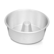 Forma para pudim com tubo de alumínio fosco 18cm - Nigro (Cód.4043) Forma para pudim com tubo de alumínio fosco 18cm - Nigro (Cód.4043)