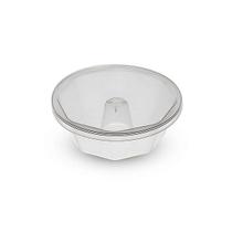 Forma para Pudim G com tampa 6 unidades - Plastilânia Forma para Pudim G com tampa 6 unidades - Plastilânia