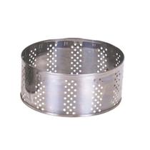 Forma Para Queijo Frescal Inox Vazada Sem Tampa 500g Zatti Forma Para Queijo Frescal Inox Vazada Sem Tampa 500g Zatti