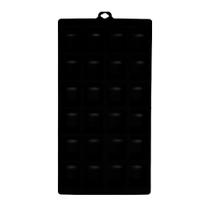 Forma para Ravioli e Mini Pastel Preta - Molde 24 Cavidades, Prático e Resistente Ideal para Massa Recheada