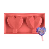 Forma Para Sorvete Coração Diamente Lapidado