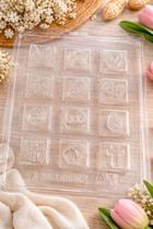 Forma para Tablete de Chocolate Tema Páscoa