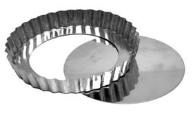 Forma para Torta de Alumínio Fundo Falso Crespa 17X2CM