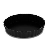 Forma Para Torta Preta em Aluminio 20x4Cm 0.282 Dona Chefa Forma Para Torta Preta em Aluminio 20x4Cm 0.282 Dona Chefa