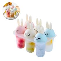 Forma Picolé Caseiro Infantil 6 Moldes Bicinhos Divertidos Forma Picolé Caseiro Infantil 6 Moldes Bicinhos Divertidos