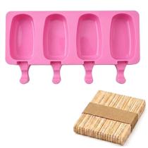 Forma Picolé Em Silicone Sorvete Caseiro Magnum 25cm Antiaderente - UDlândia Forma Picolé Em Silicone Sorvete Caseiro Magnum 25cm Antiaderente - UDlândia