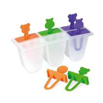 Forma Picolé Kit Sorvete Bichole c/ 6 Palitos - Injetemp