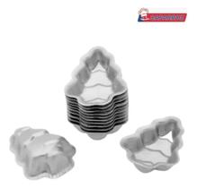 Forma Pinheirinho 6,5x2cm Com 12 Peças Em Alumínio 2485