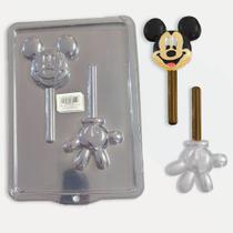 Forma Pirulito Rosto do Mickey e Luva 2 Cav Simples C-535325