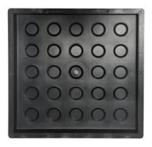 Forma Piso Bolinha Tátil Alerta 20x20x03 Deficiente Visual Forma Piso Bolinha Tátil Alerta 20x20x03 Deficiente Visual