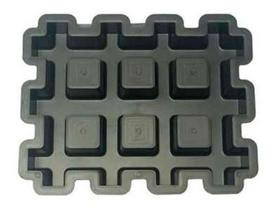 Forma Piso Concregrama Preta Gme Formas Medida 43x33x7 - 2un