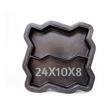 Forma Piso Intertravada Dupla 16 Faces 24x10x8 Gme Formas