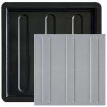 Forma Piso Tátil Reta Direcional Abs 3d Concreto