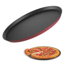 Forma Pizza Assadeira Antiaderente Bandeja Resistente Cereja - MTA