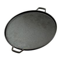 Forma Pizza Ferro Fundido Grande 31 Cm Resistente Com Alças Forma Pizza Ferro Fundido Grande 31 Cm Resistente Com Alças