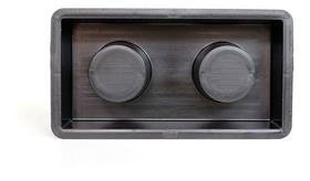 Forma Plástica Bloco de Tijolo Ecologico de 2 Furos 30x15x8