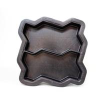 Forma Plástica Bloquete 16 Face Duplo Calçada 2Pcs 24X10X6 Forma Plástica Bloquete 16 Face Duplo Calçada 2Pcs 24X10X6