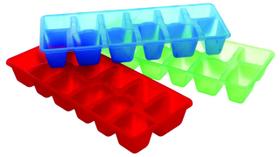 Forma Plástica De Gelo Cubo 12 cavidades