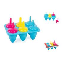 Forma Plástica Para Picolé 6 Unidades Casita 14 Cm