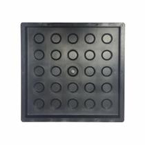 Forma Plastica Piso Tátil Bolinha 25X25X2Cm 10 Unidades