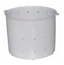 Forma plástica redonda para queijo frescal de 1 kg injesul Forma plástica redonda para queijo frescal de 1 kg injesul