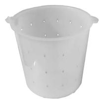 Forma plástica redonda para queijo frescal de 500 g injesul