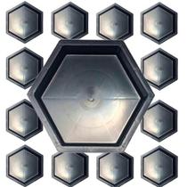 Forma Plástica Sextavada Lisa 08cm - 25x25x08