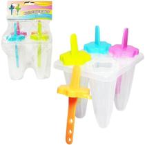 Forma Plastico Picole Cone 4 Cavidade Cabo Colors 13X11X10Cm - 20 Comercial