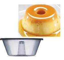 Forma Pote Pudim Grande Com Tampa Forneável 1100Ml C/50