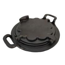 Forma Pra Fazer Waffle Alça Ferro Fundido Fogão A Lenha 24cm.