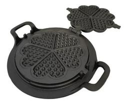 Forma Pra Waffle Alça Ferro Fundido Fogão 24cm - Libaneza