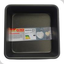 Forma Quadrada Antiaderente Assadeira Aluminio Preta Funda